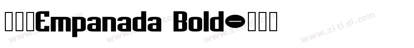 字体名Empanada Bold字体转换